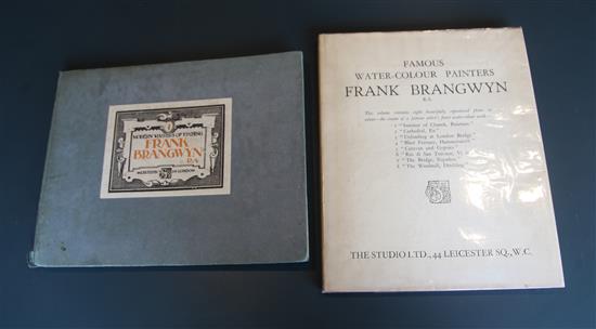 The Studio - Famous Watercolour Painters - Frank Brangwyn, R.A., introduction by G.S. Sandilands,